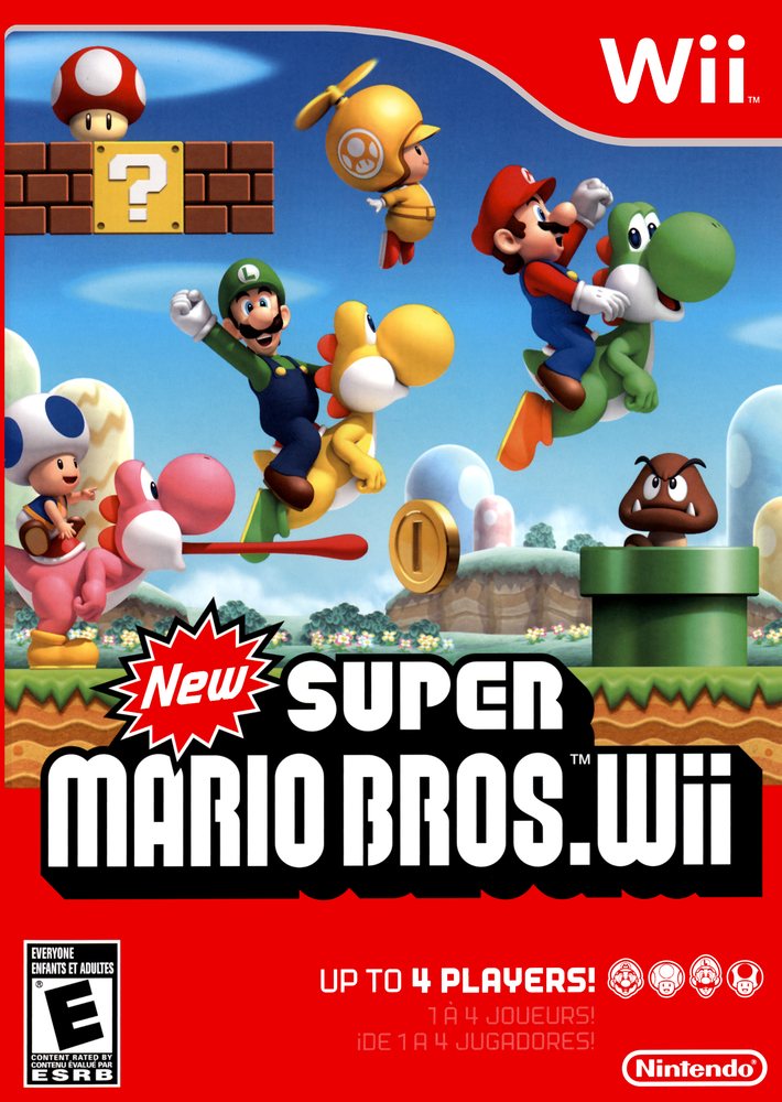 New Super Mario Bros. Wii box art